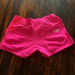 Hot pink Mini Beast shorts